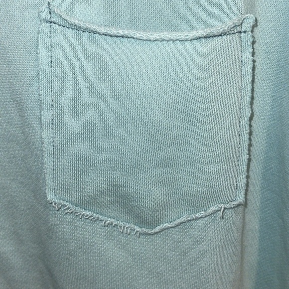 Aerie Oversized Blue Heart Sweatshirt With Pocket Women’s Size Large New - Picture 7 of 8
